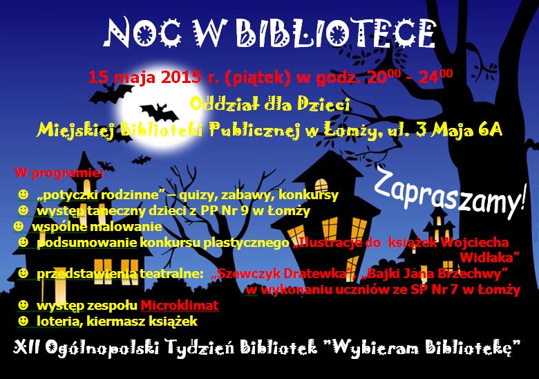 Noc w Bibliotece 2015