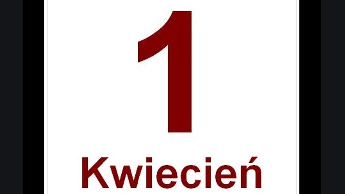 Kalendarium – kwiecień 2020