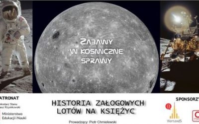 “Historia załogowych lotów na Księżyc”